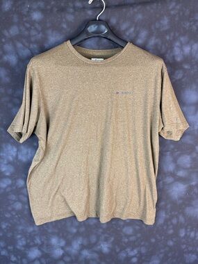 Columbia Short Sleeve Crew Tee — Brown Heather Omni Wick